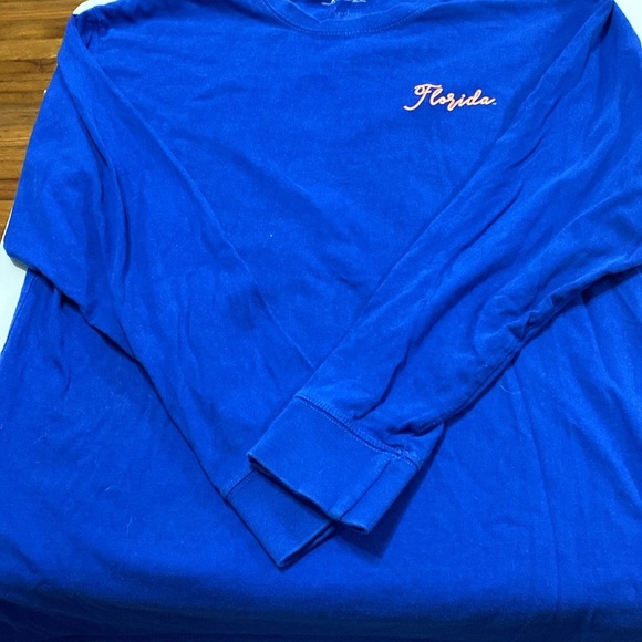 Pressbox Blue Florida Gators Long Sleeve Shirt WO SIZE XL DESIGN ON BACK CLEAN - Picture 7 of 10